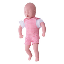 Load image into Gallery viewer, Vibeat Life-Size Infant CPR Training Manikin, CPR Training &amp; Airway Management Simulation Model with Accessories, PVC Medical Training Model for First Aid Education
