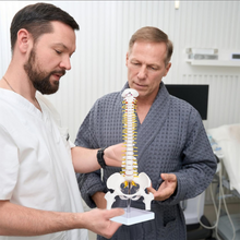 Laden Sie das Bild in den Galerie-Viewer, Vibeat 17.72" Human Spine Anatomy Model with Pelvis, Vertebral Column Skeleton Model with Nerves, Herniated Disc &amp; Metal Stand for Medical Education
