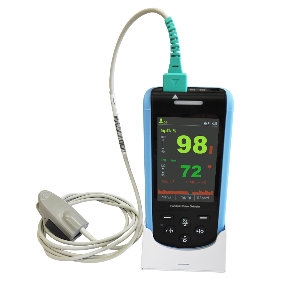 Vibeat SP-20 Handheld SpO2 Pulse Oximeter for Overnight Monitoring
